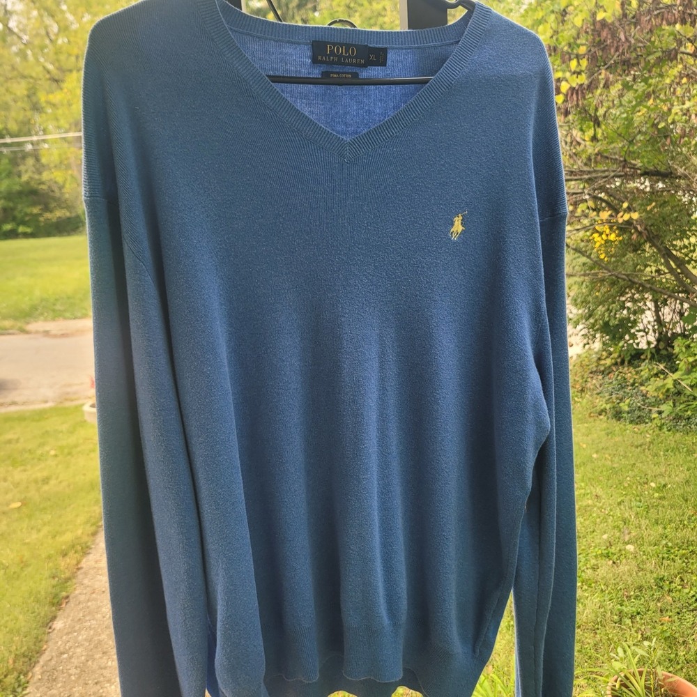 Polo Ralph Lauren pima cotton sweater men's size XL NEW WITH TAGS